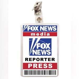 FOX News Press Reporter ID Badge